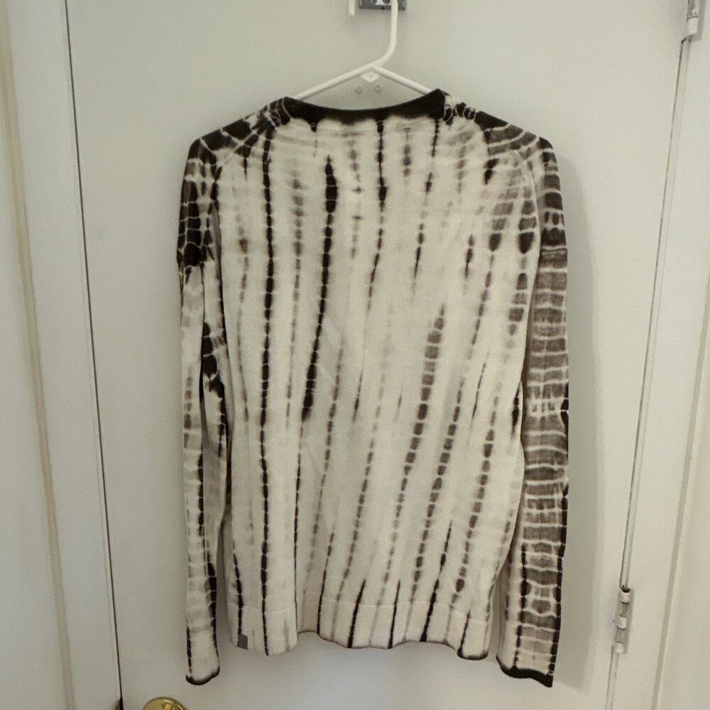 lululemon cashmere blend organic cotton Tie-Dye Crew Neck Long Sleeve top Size 6 - Picture 2 of 5